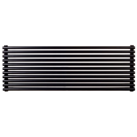 Трубчатый радиатор Betatherm горизонтальный Praktikum PH2 425x1200 (Черный Ral9005M подк. 34)